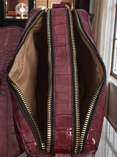 Cassandra Bordó Ökológiai Bőr Női Táska