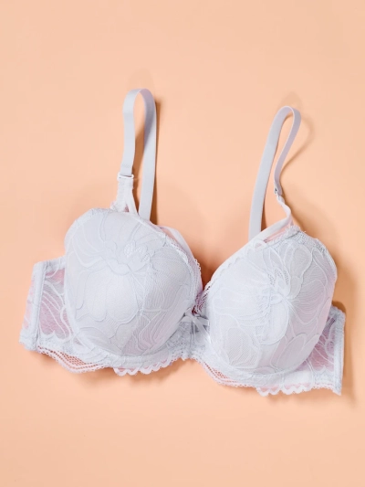 Royalfashion Női párnázott melltartó csipkével