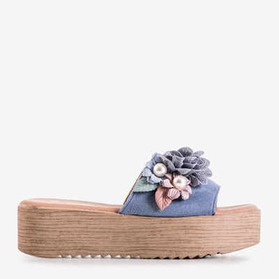 Azriel Blue női platform szandál - lábbeli
