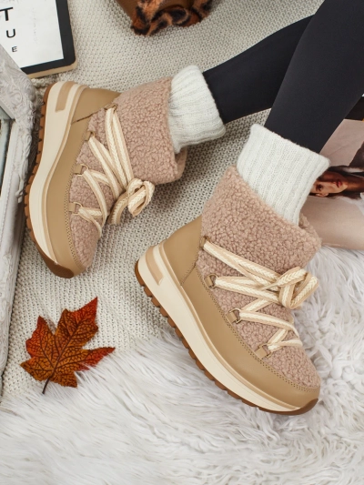 Női a'la hócsizmák bundával, Verruna