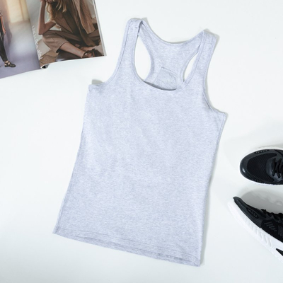 Szürke női széles vállú póló - ruházat