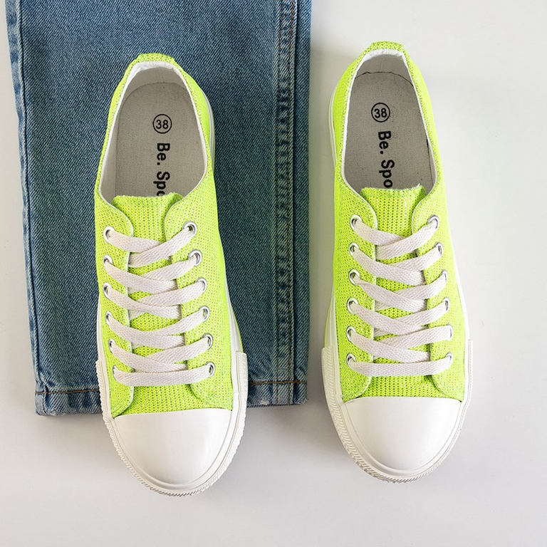 Fatuv neonzöld női cipők - cipők