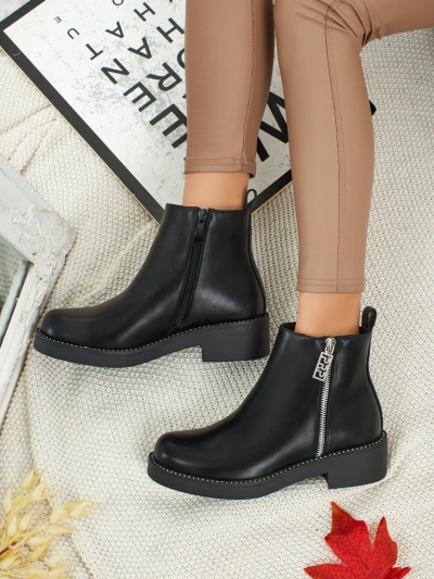 Belvani női öko bőr bokacsizma