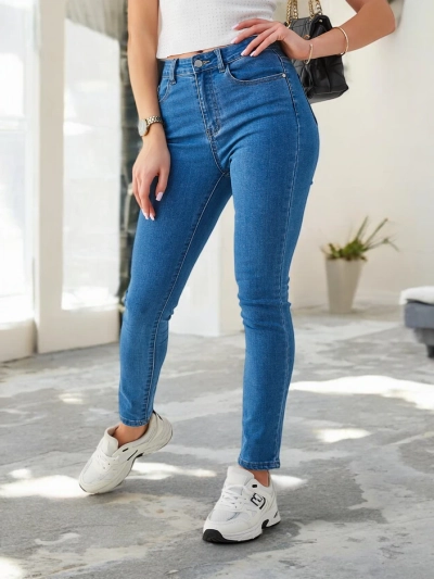 Royalfashion Női Pamut Skinny Farmert
