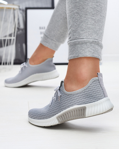 Szürke női szövet sportcipő Vobbu- Footwear