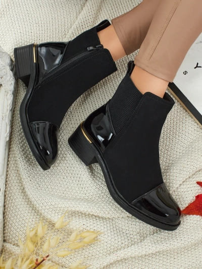 Eriselle női eco bőr bokacsizma