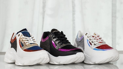 Fehér sportcipő színes betétekkel Outta My Head - Lábbeli