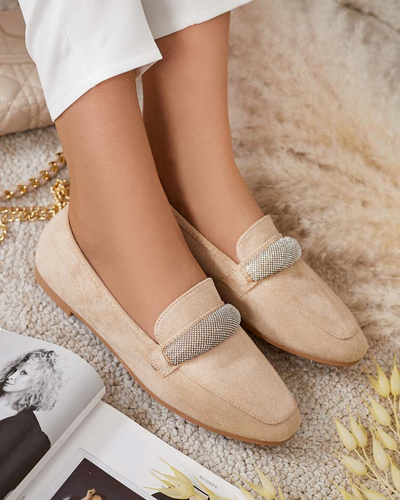 Royalfashion Női mokaszinok eko velúr Rellpes