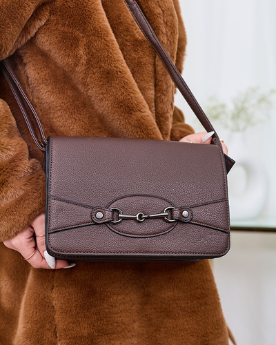 Royalfashion Barna női kézitáska