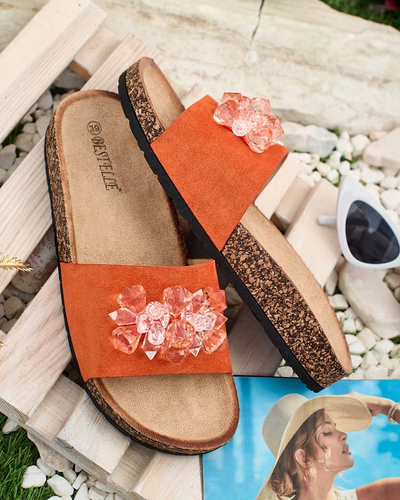Royalfashion Női Villo strasszos flip-flop