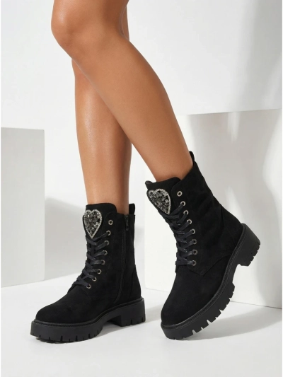 Női Euni öko velúr bokacsizma