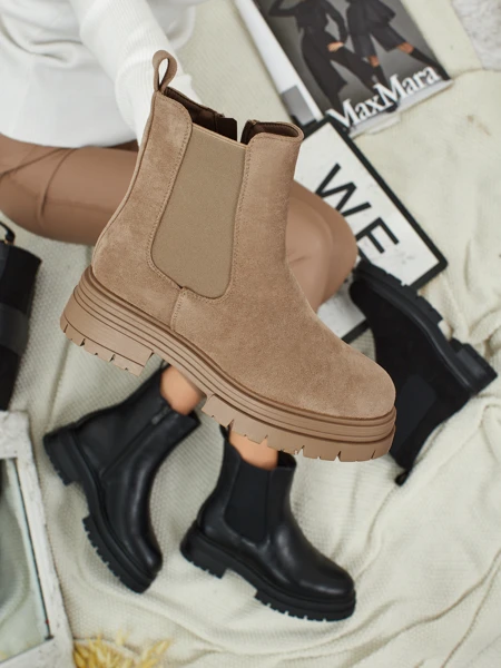 Női Lunvor a'la chelsea csizma öko-velúrból