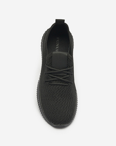 Fekete női szövet sportcipő Vobbu- Footwear