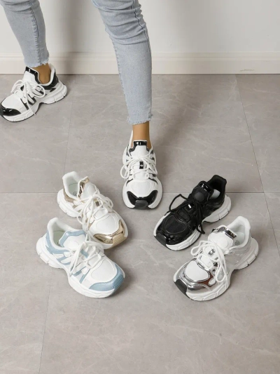 Royalfashion Női sportos sneakers vastag talpon Loness