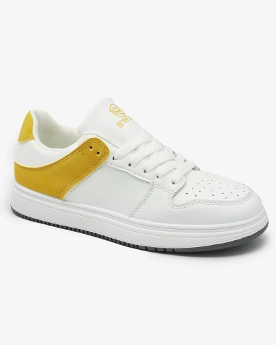 Royalfashion Mustard fehér női sportcipő Elevace