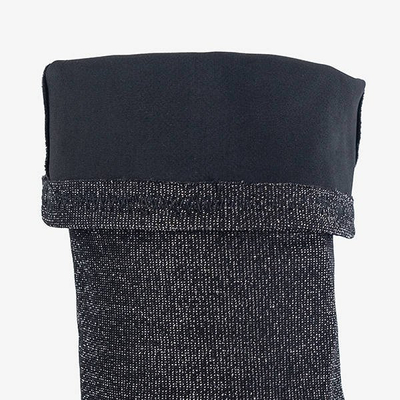 Grafit női fényes csizma a Goslaw-oszlopon - Lábbeli