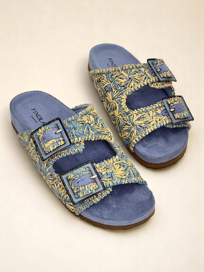 Royalfashion női szandál csattal Samorra
