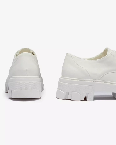 Fehér női félcsizma Delgor- Footwear