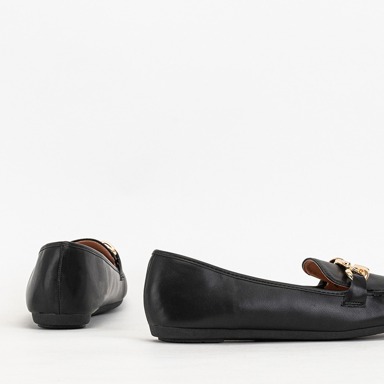 Fekete női eco bőr cipők Zolli- Cipők