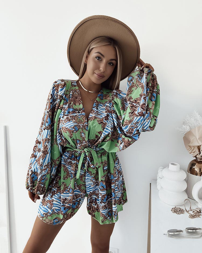 Royalfashion Női mintás kezeslábas