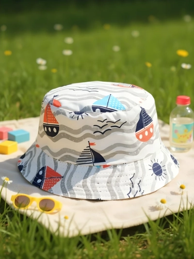 Royalfashion Gyerek Kalap Színes Mintával