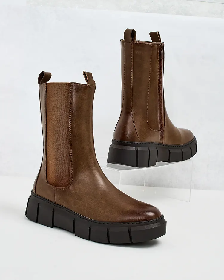 Royalfashion Női platform csizma Couell