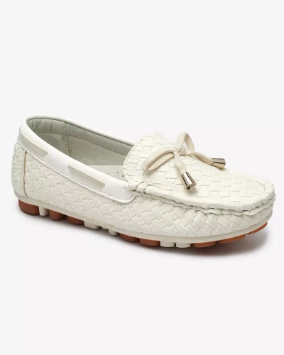 Fehér gyermek mokaszin Dannad- Footwear