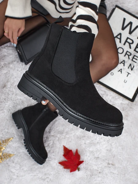 Női a'la chelsea csizma öko-velúrból, Zarelle