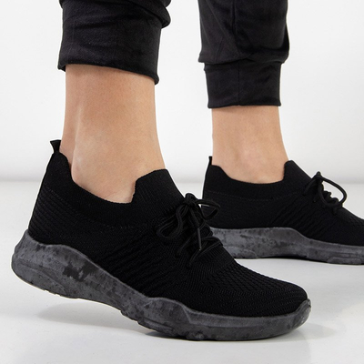 Savina fekete női sportcipő - Lábbeli