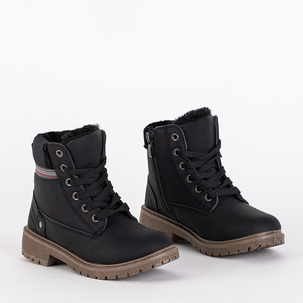 OUTLET Lányok fekete trapper Aoxia - Lábbeli