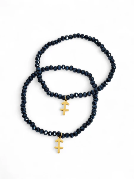 Royalfashion Két női karkötő horgony medállal