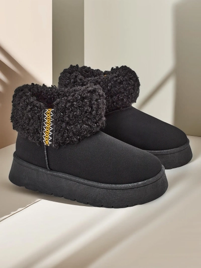 Royalfashion Női hótaposók szőrmével Rovvoy