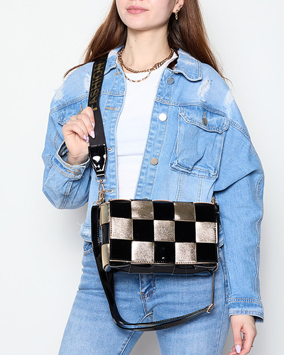 Fekete-arany kisméretű női kézitáska - Kiegészítők