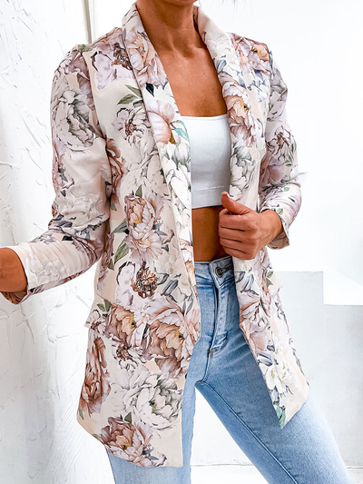 Royalfashion Női virágos blézer típusú ágytakaró