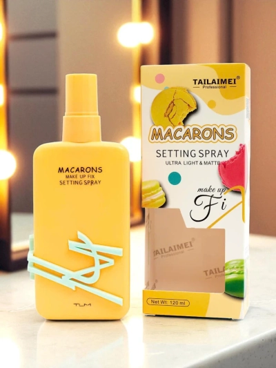 Macarons Sminkfixáló Permet Sárga