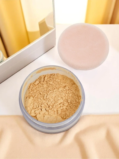 Laza púder SPF 50-zel Arany Ragyogás