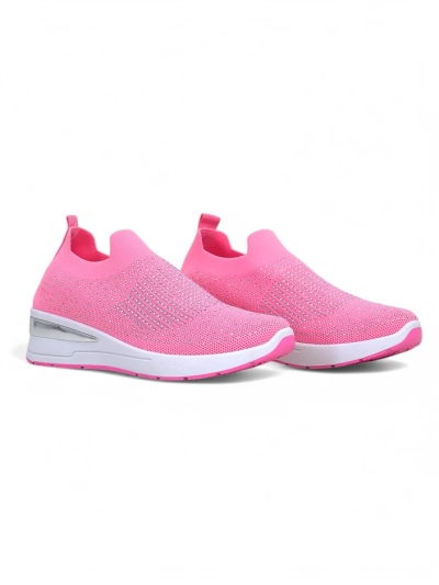 Royalfashion Slip-on női wedge sportcipő strasszkövekkel Qelavise