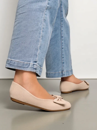 Royalfashion Női balerina cipők masnival Abroes