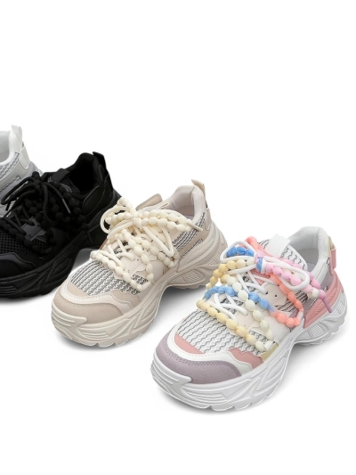 Royalfashion Női sportos sneakers vastag talpon Loness