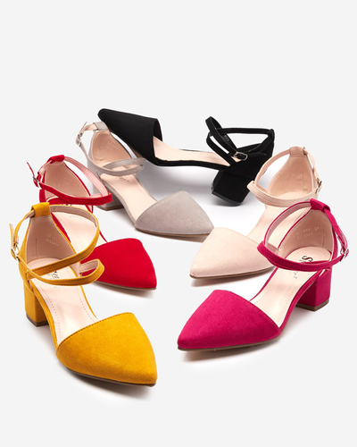 Női fekete szandál oszlopon Crisco - Footwear