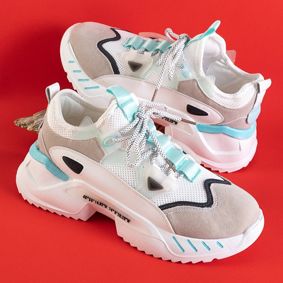 Mapsy fehér sportcipő férfiaknak - lábbeli