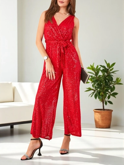 A Royalfashion Hosszú női overall flitterekkel