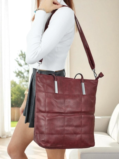 Tessira női shopper táska, öko bőr