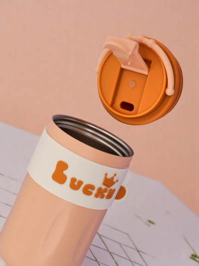 Royalfashion Hőszigetelt kávésbögréje Lucky Coffe