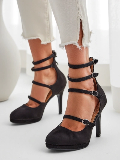 Royalfashion Női Stiletto Magassarkú Heels Pántokkal Celose