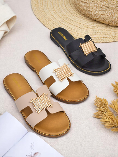 Royalfashion női díszített papucs Crattes