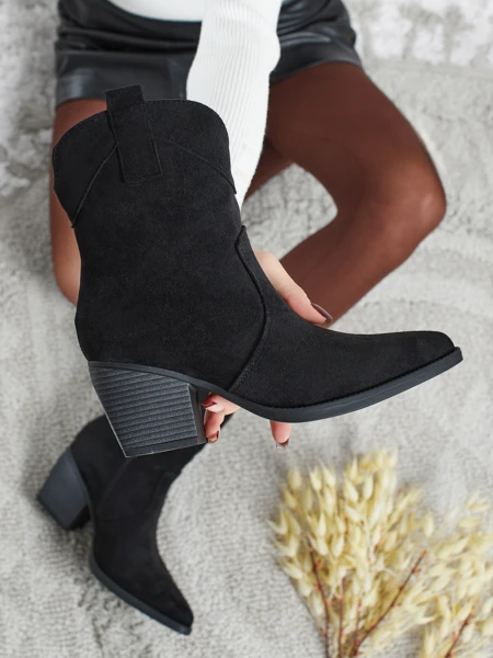 Armelle női öko velúr sarkantyús csizmák