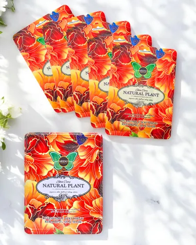 Természetes növény - Szérum készlet ceramidokkal és kamilla maszk 6g+36g x 10db