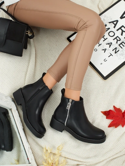 Belvani női öko bőr bokacsizma