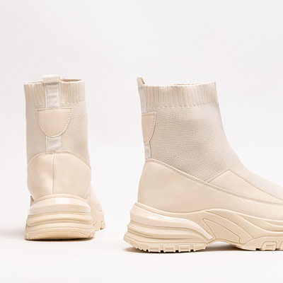 Bézs színű női bebújós sportcipő Berida - Lábbeli